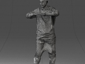 man in pose 0209 3d print ready Model Cetak 3D