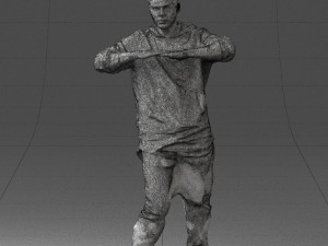 man in pose 0209 3d print ready Model Cetak 3D