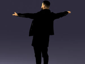 000548 Man in T-Pose Rigging Base Male Character 3d print ready 3D Print Model