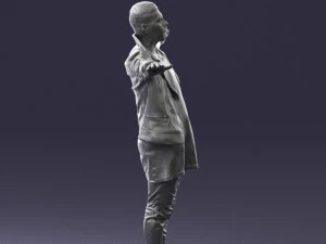 000548 Man in T-Pose Rigging Base Male Character 3d print ready 3D Print Model