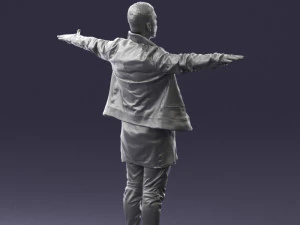 000548 Man in T-Pose Rigging Base Male Character 3d print ready 3D Print Model