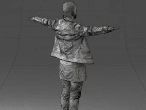 000548 Man in T-Pose Rigging Base Male Character 3d print ready 3D Print Model