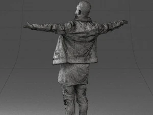 000548 Man in T-Pose Rigging Base Male Character 3d print ready 3D Print Model