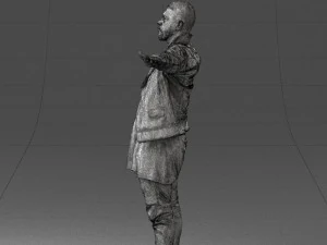 000548 Man in T-Pose Rigging Base Male Character 3d print ready 3D Print Model