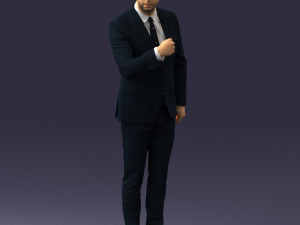 man in suit 0213 3D Model