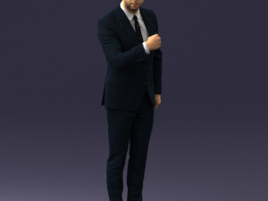 man in suit 0213 3D Model