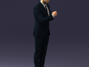 man in suit 0213 3D Model