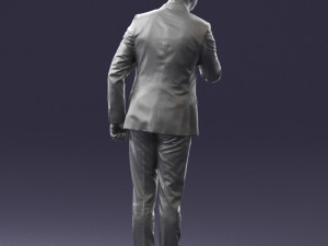 man in suit 0213 3D Model