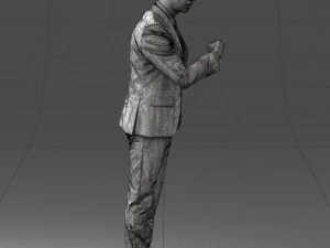 000549 Business Man in Suit Corporate Male Character 3D Model