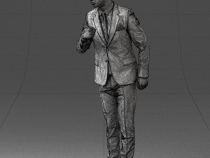 man in suit 0213 3D Model