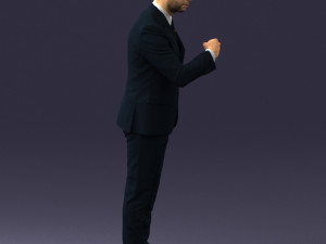 man in suit 0213 3d print ready Model Cetak 3D