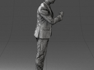 man in suit 0213 3d print ready Model Cetak 3D