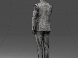 man in suit 0213 3d print ready Model Cetak 3D