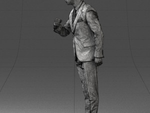 man in suit 0213 3d print ready Model Cetak 3D