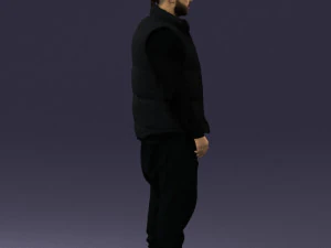 000551 Urban Street Style Man Casual Male Character 3D Model