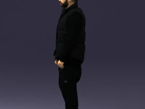 000551 Urban Street Style Man Casual Male Character 3D Model