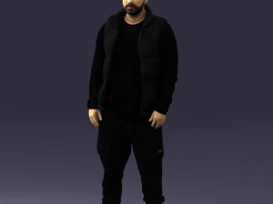 000551 Urban Street Style Man Casual Male Character 3D Model
