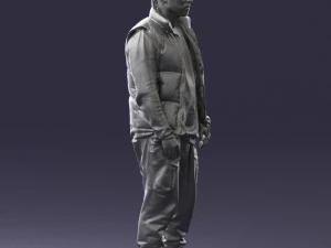 000551 Urban Street Style Man Casual Male Character 3D Model