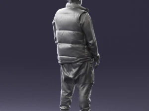 000551 Urban Street Style Man Casual Male Character 3D Model