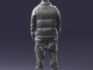 000551 Urban Street Style Man Casual Male Character 3D Model