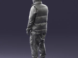 000551 Urban Street Style Man Casual Male Character 3D Model