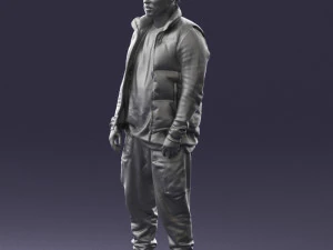 000551 Urban Street Style Man Casual Male Character 3D Model