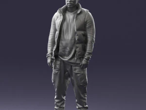 000551 Urban Street Style Man Casual Male Character 3D Model