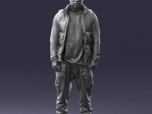 000551 Urban Street Style Man Casual Male Character 3D Model