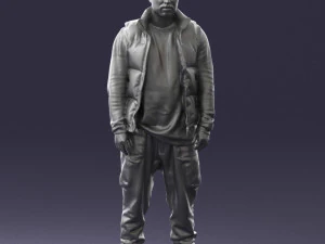 000551 Urban Street Style Man Casual Male Character 3D Model