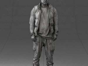000551 Urban Street Style Man Casual Male Character 3D Model