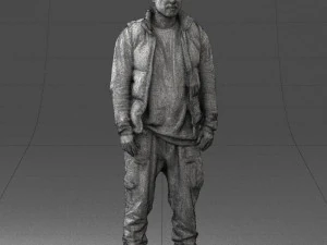000551 Urban Street Style Man Casual Male Character 3D Model