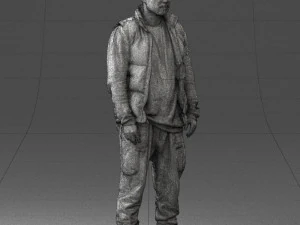 000551 Urban Street Style Man Casual Male Character 3D Model