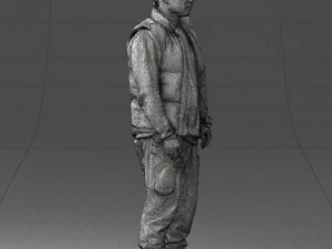 000551 Urban Street Style Man Casual Male Character 3D Model