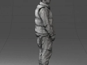 000551 Urban Street Style Man Casual Male Character 3D Model