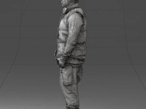 000551 Urban Street Style Man Casual Male Character 3D Model