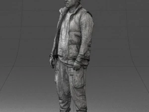000551 Urban Street Style Man Casual Male Character 3D Model