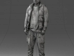 000551 Urban Street Style Man Casual Male Character 3D Model