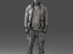 000551 Urban Street Style Man Casual Male Character 3D Model