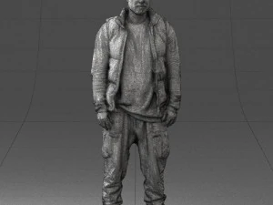 000551 Urban Street Style Man Casual Male Character 3D Model
