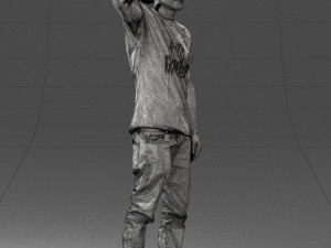man in white shirt 0216 Modelo 3D