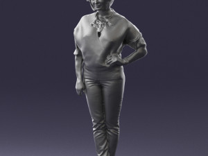 man in pose 0210 3D Modell