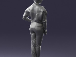 man in pose 0210 3d print ready 3D 프린트 모델