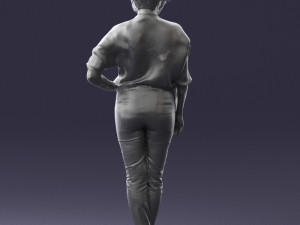 man in pose 0210 3d print ready 3D 프린트 모델