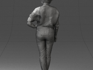 man in pose 0210 3d print ready 3D 프린트 모델