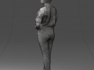 man in pose 0210 3d print ready 3D 프린트 모델