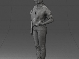 man in pose 0210 3d print ready 3D 프린트 모델