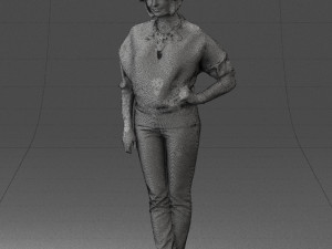 man in pose 0210 3d print ready 3D 프린트 모델