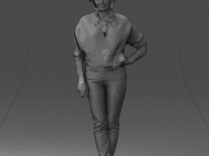 man in pose 0210 3d print ready 3D 프린트 모델