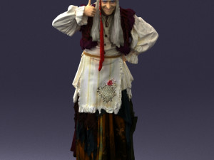 old woman 0176 Modello 3D