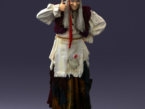 old woman 0176 3d print ready 3D 打印模型